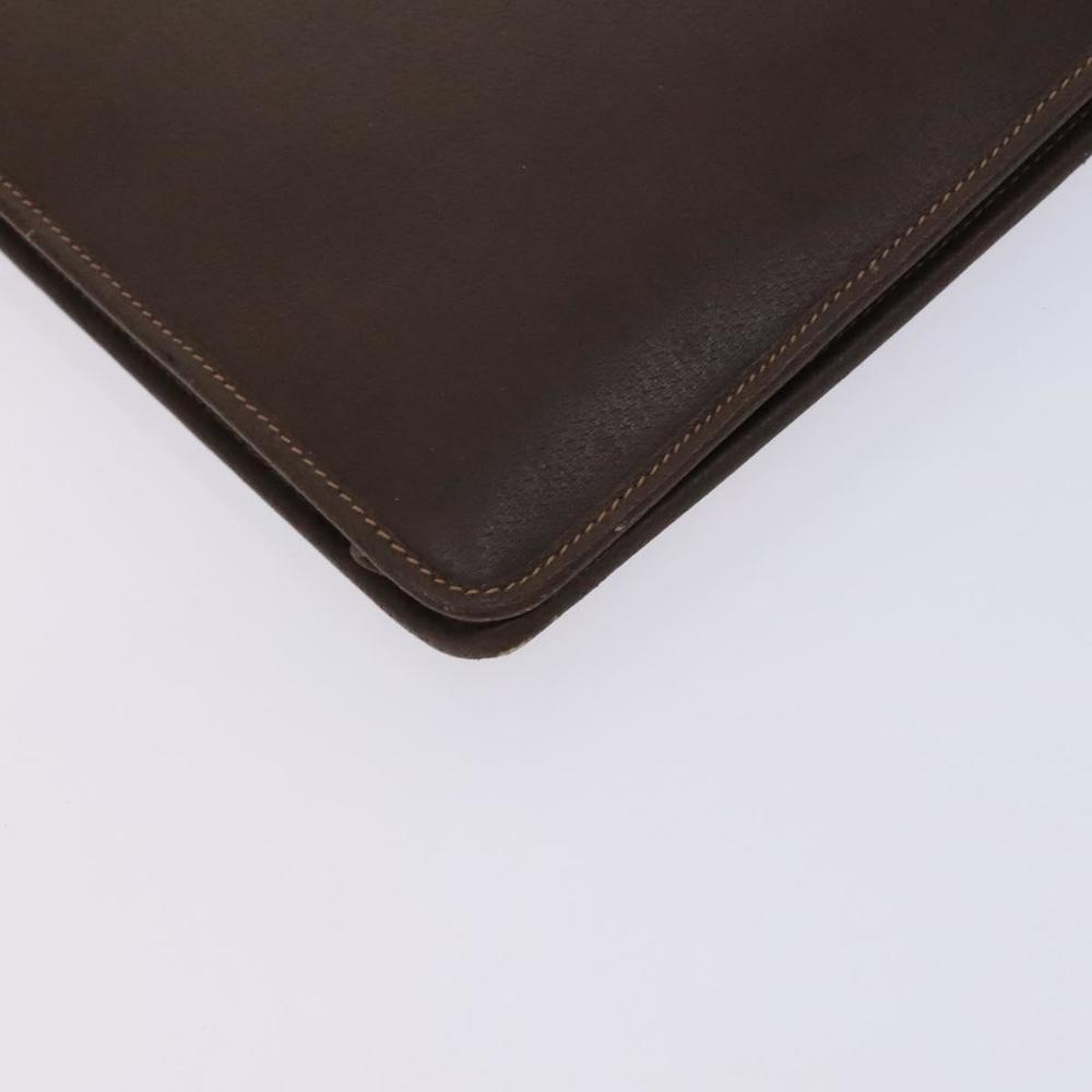 GUCCI Business Bag Leather 2way Brown Auth ep8518 - Picture 16 of 16